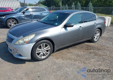 2011 Infiniti G37X z USA, uszkodzony, nr VIN JN1CV6ARXBM403464